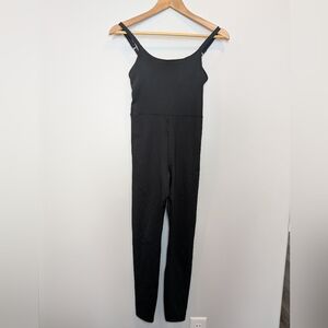 Gilly Hicks Women's Size S Go Recharge Classic Black Bodysuit Jumpsuit